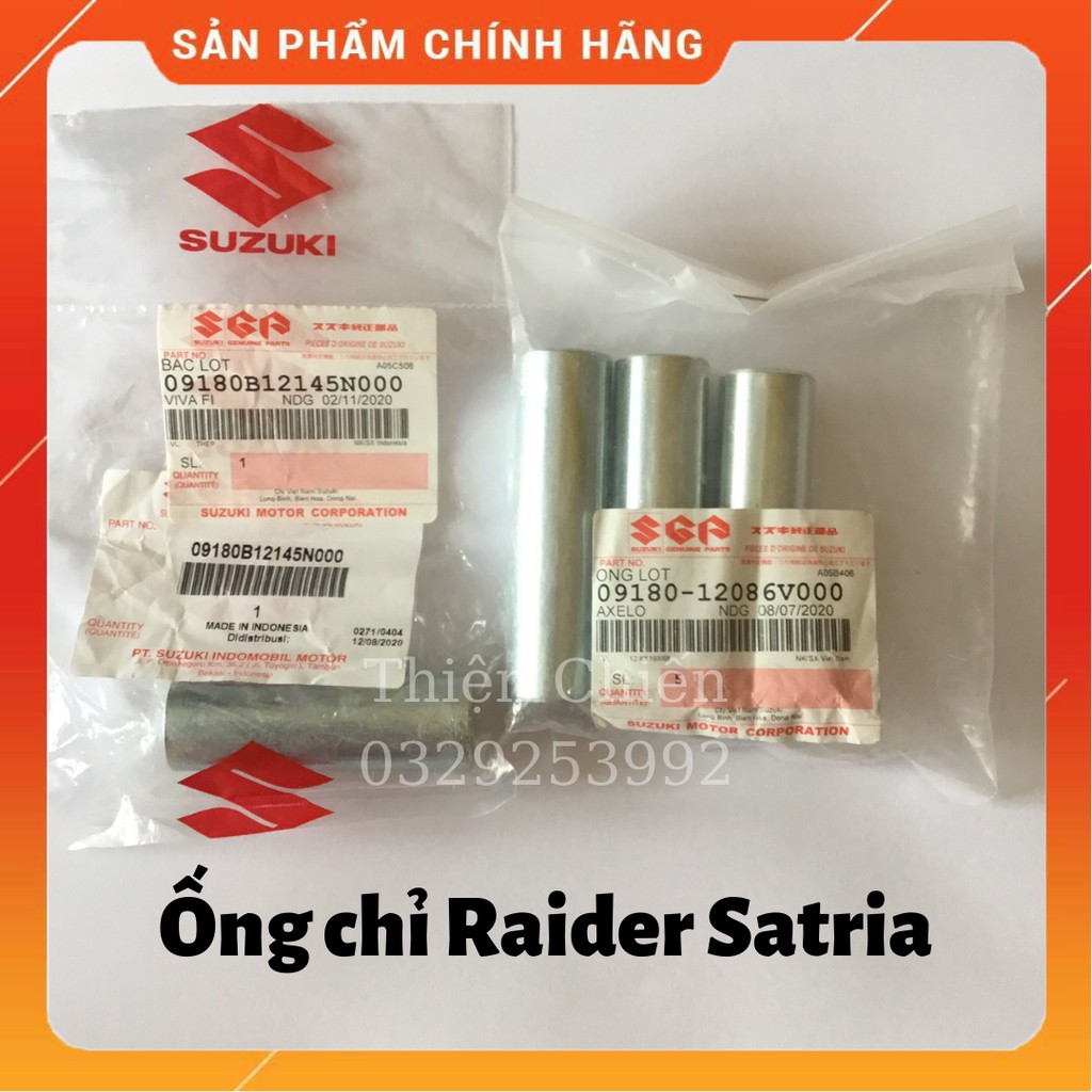 Ống chỉ bánh trước sau Raider Fi Satria hàng zin chính hãng Suzuki