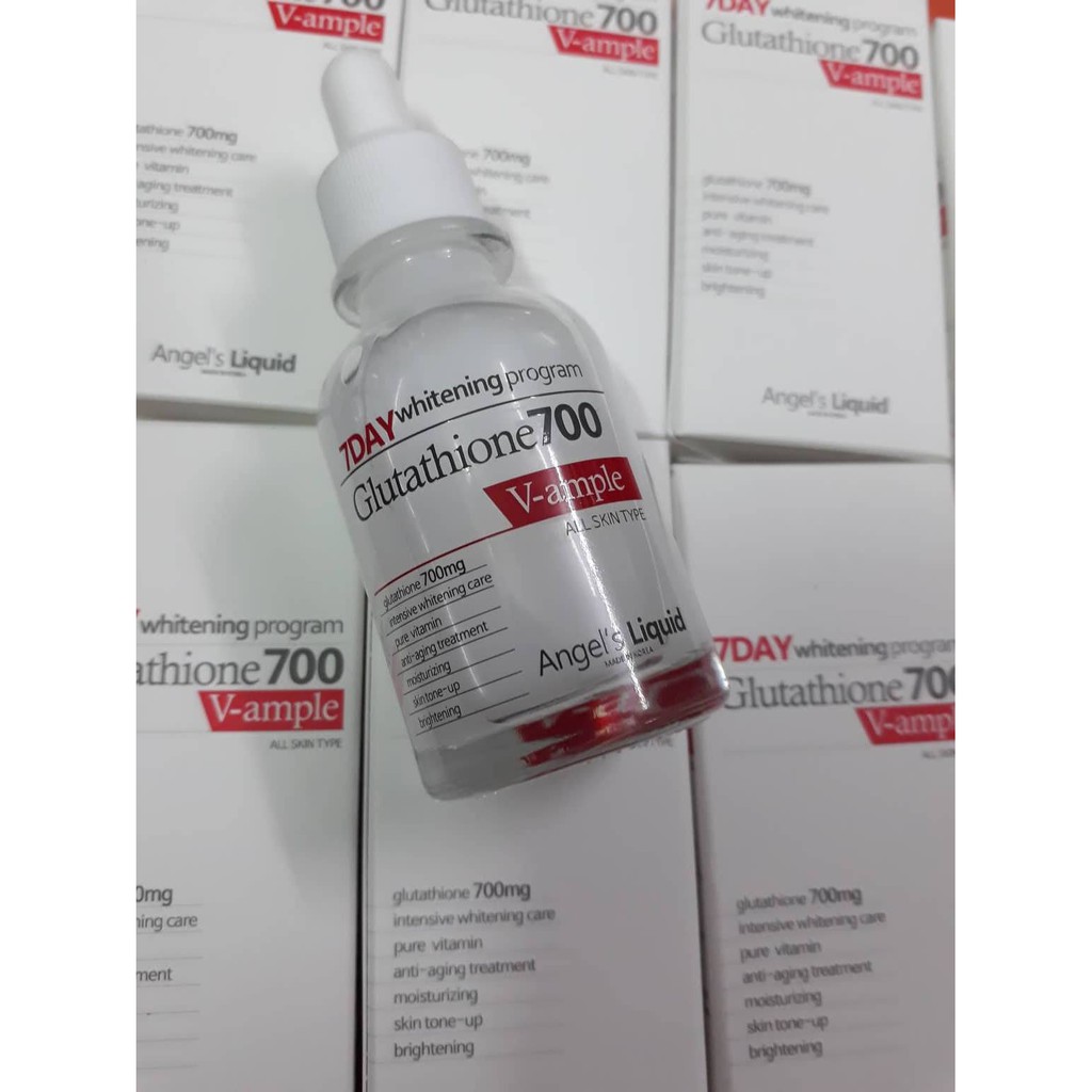 (Chữ In) Huyết Thanh Trắng Da 7 day Whitening Program Glutathione 700 V-Ample 7day