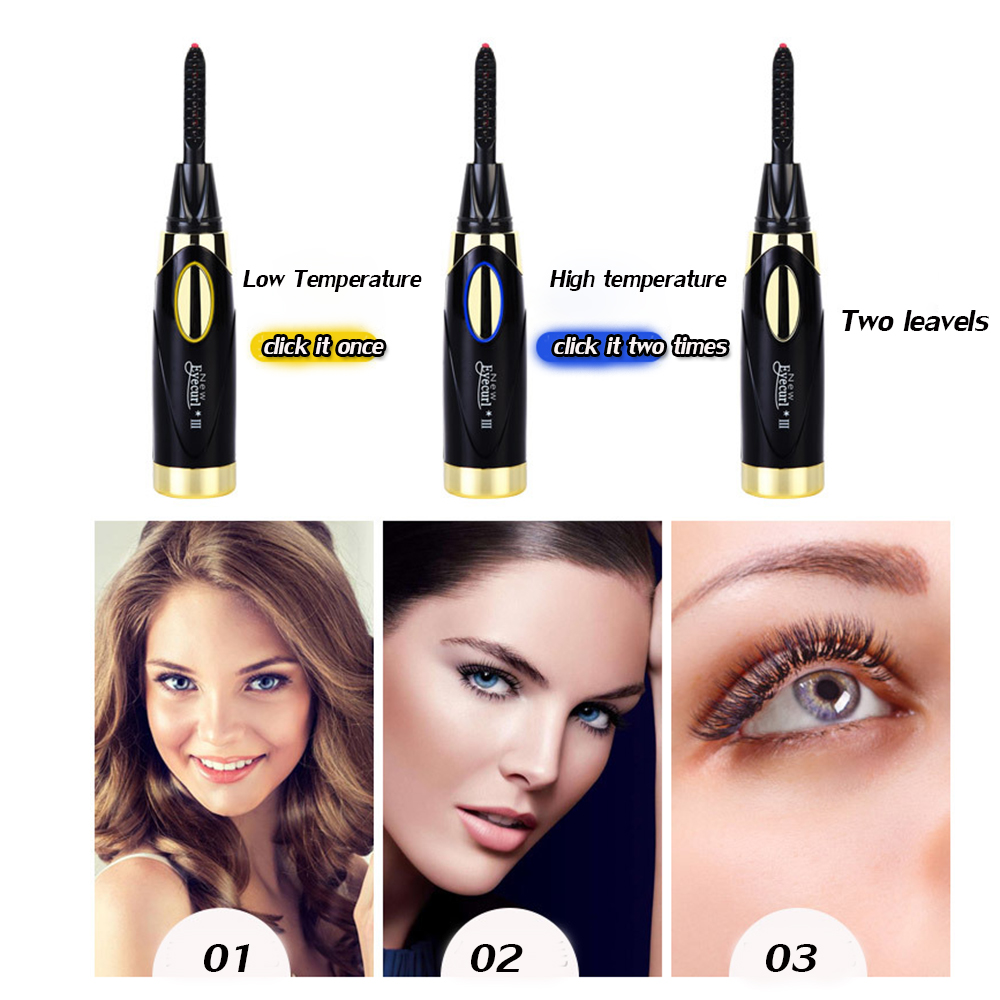 [Hàng mới về] Máy uốn mi bằng nhiệt 2 chế độ dùng pin