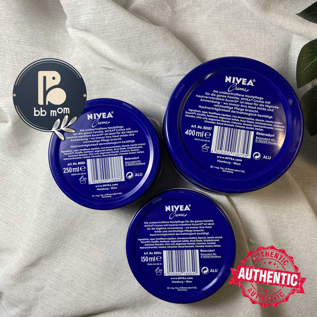 Kem dưỡng ẩm Nivea Cream - Hàng nội địa Đức