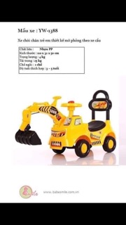 Xe Cần cẩu chòi chân 1 đâu chi bé 1338
