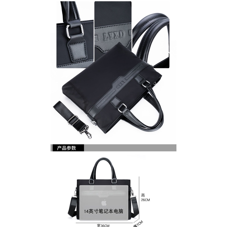 Túi Xách Vải Oxford Phong Cách Doanh Nhân Mới Cho Nam