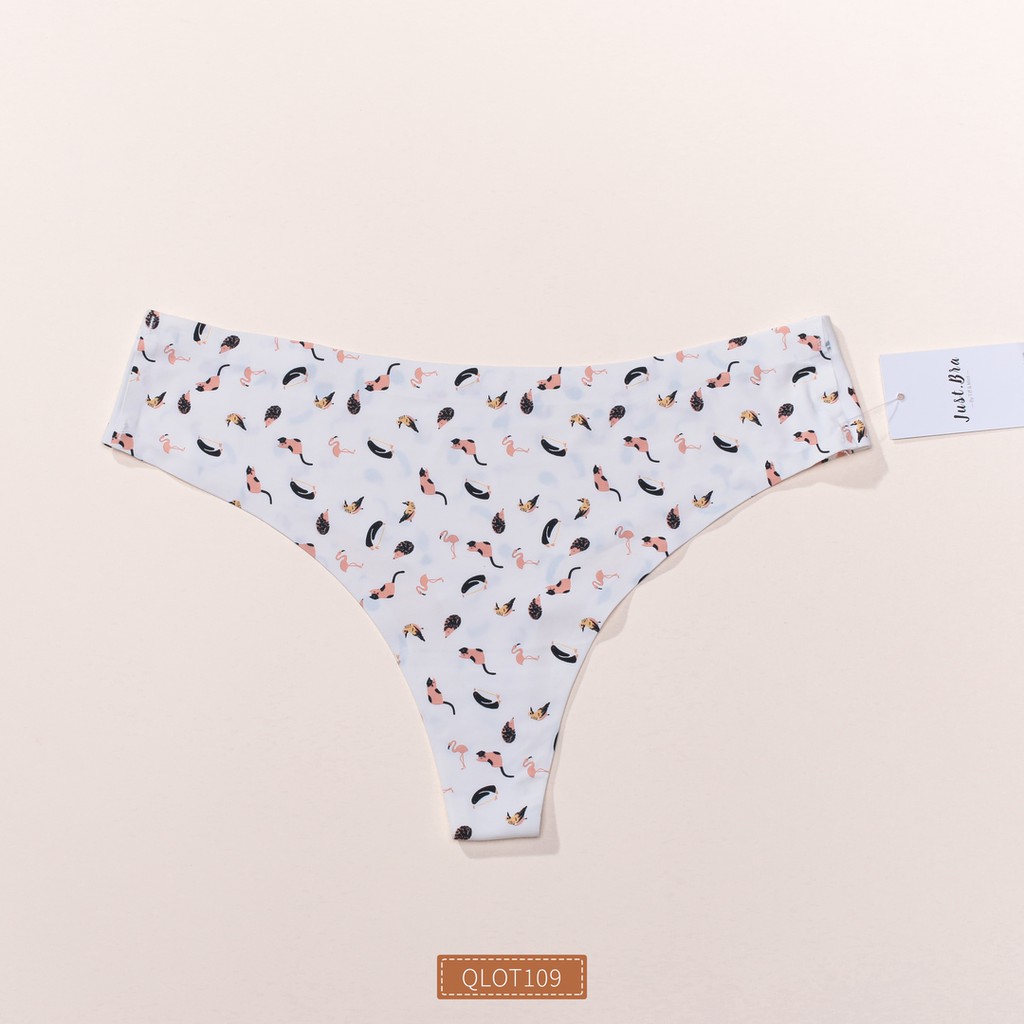 [Mã WABR2711 giảm 10% đơn 250K] Quần lót lọt khe Just Bra Họa tiết đáng yêu QLOT109 | BigBuy360 - bigbuy360.vn