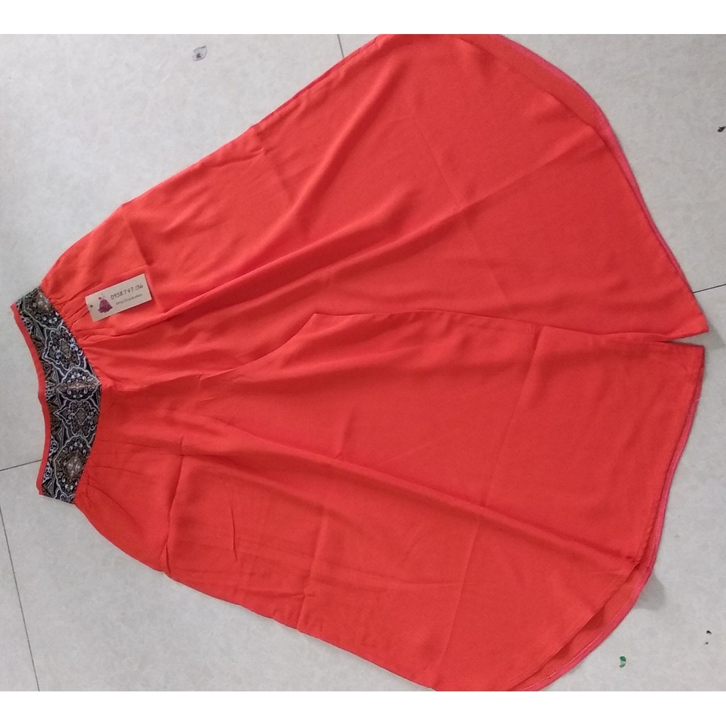 Quần Ống Rộng Kiểu Thái  (màu cam cà rốt)