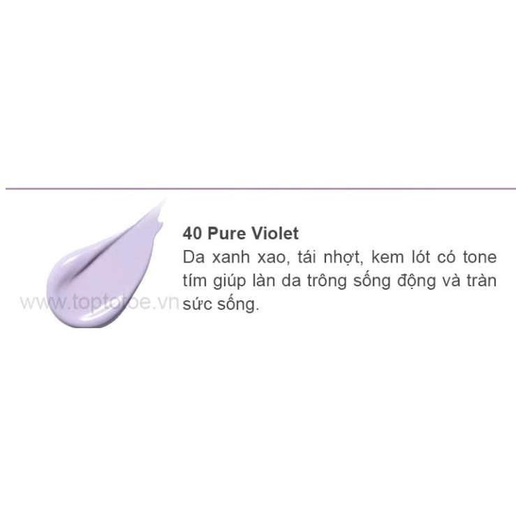 MBC-mini Kem Lót Trang Điểm LN Skin Veil Base Spf25 Pa++ màu tím 10ml | BigBuy360 - bigbuy360.vn