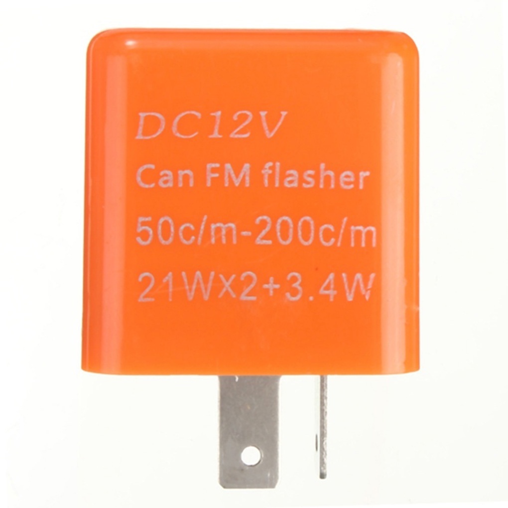Đèn báo rẽ xi nhan chớp nháy LED chiếu sáng có thể điều chỉnh tần số cho xe máy 12V