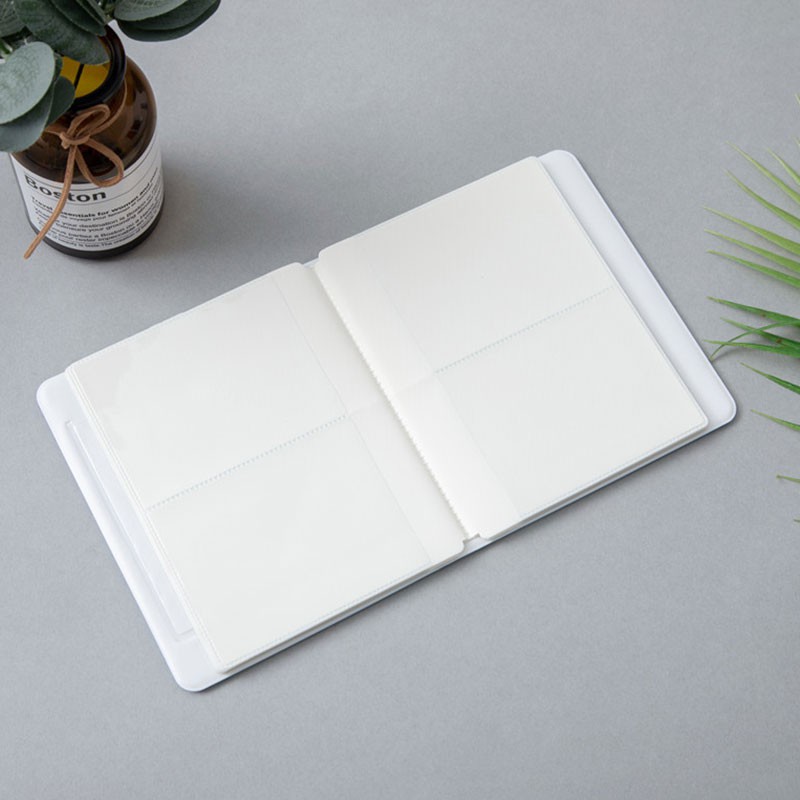 Album 3 inch một trang hai túi có thể đựng 64 ảnh hình trái tim rỗng