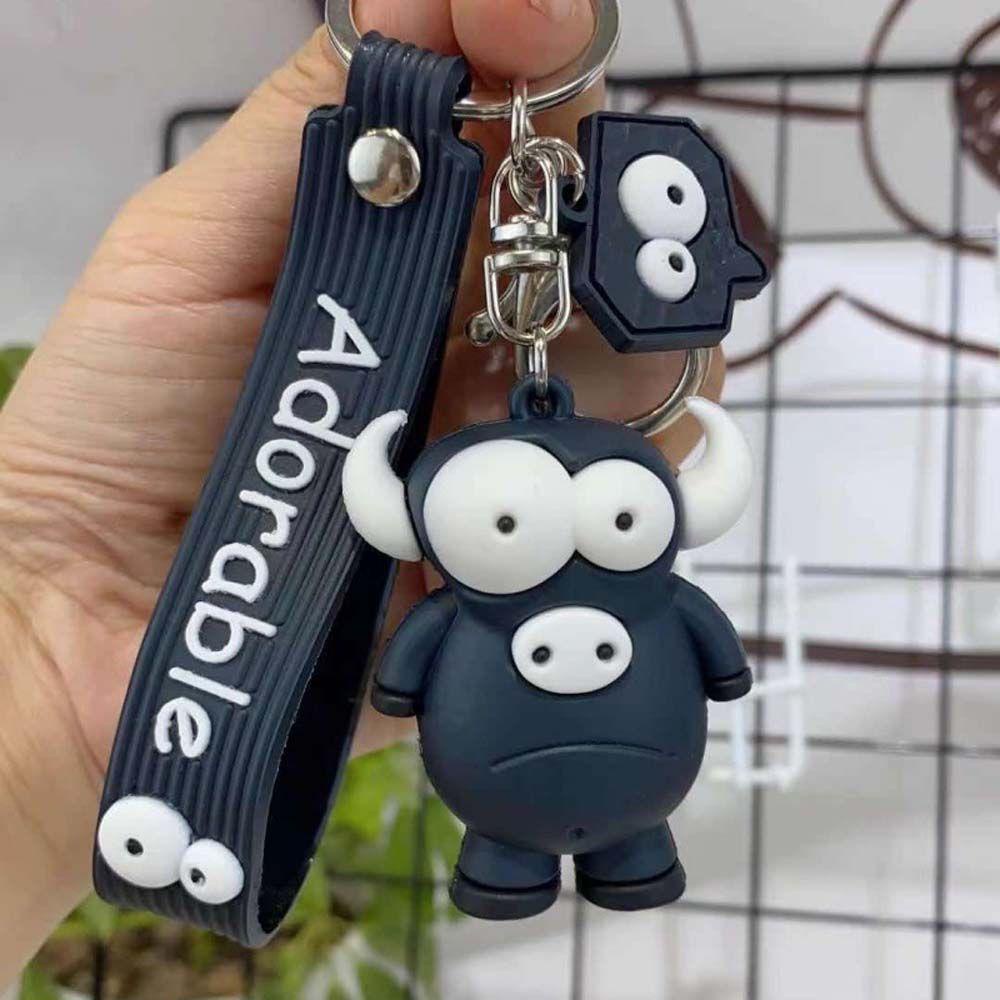 LANFY Móc Khóa Hình Sư Tử Hoạt Hình Handmade Dành Cho Nữ