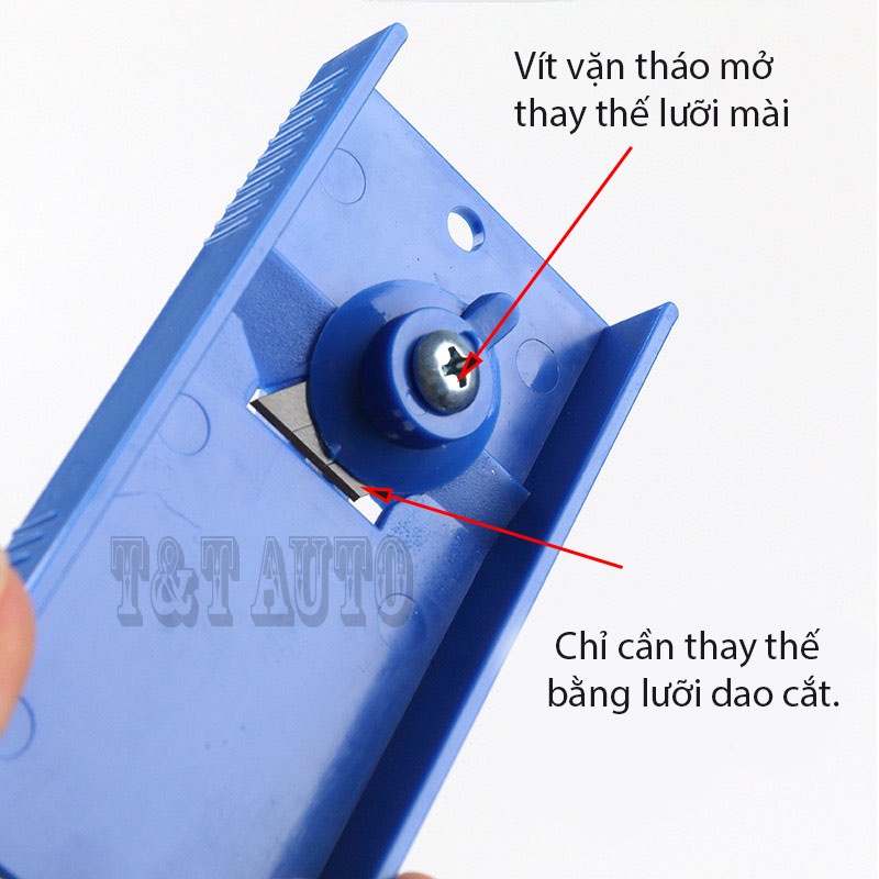 Dụng cụ mài lưỡi, bào lưỡi dán phim cách nhiệt tiện ích cho người thợ dán film và decal.