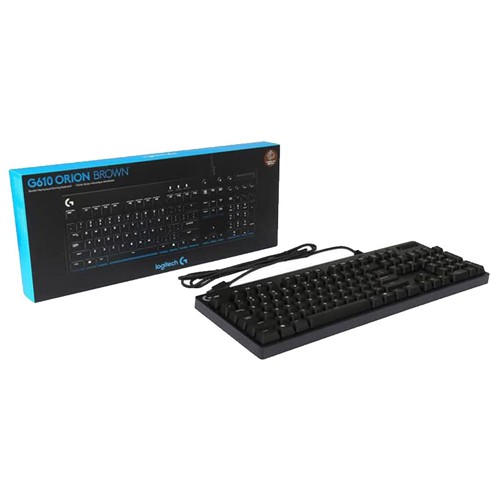 Bàn phím Logitech G610 Orion Blue Backlit Mechanical Gaming Keyboard - Hàng chính hãng