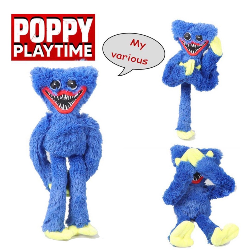 🤡Poppy Playtime🤡 40 cm Huggy Wuggy Plush Toy Đồ chơi sang trọng Cây thuốc phiện Playtime Đồ chơi đáng sợ Món quà Giáng sinh Đồ chơi trò chơi nhân vật búp bê