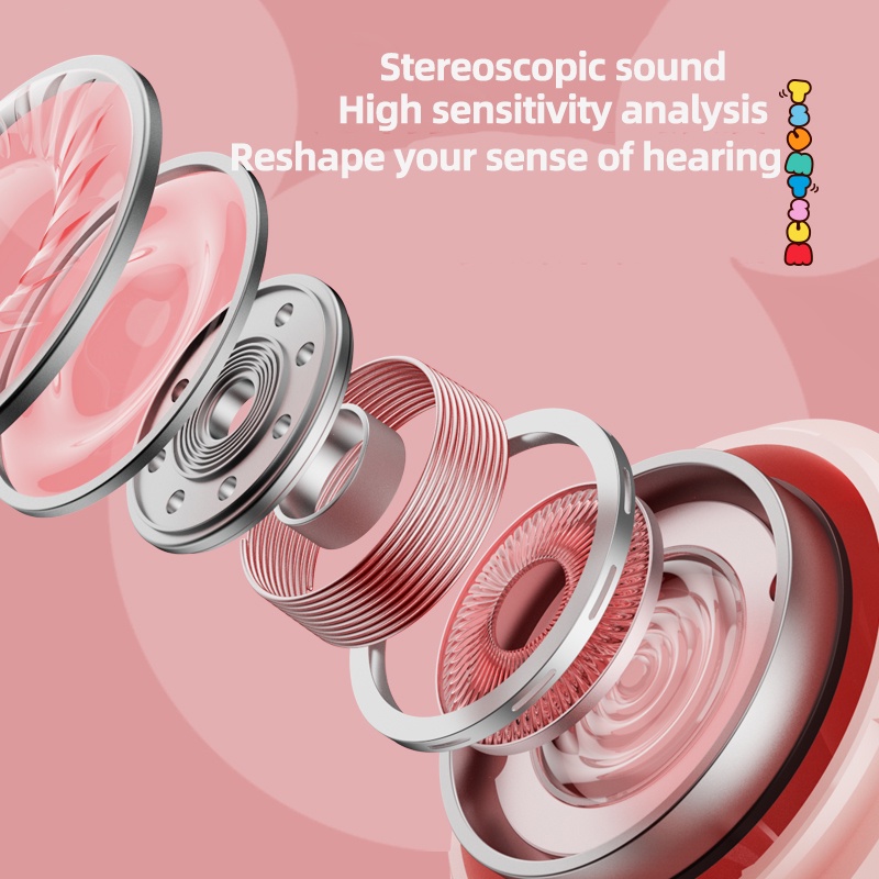 Tai nghe Bluetooth 5.0 không dây chống nước cảm ứng HD Disney D11