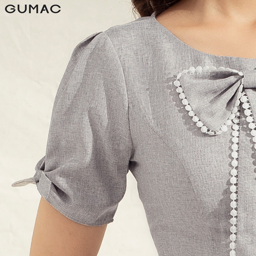 Đầm phối nơ ngực DA1185 GUMAC | BigBuy360 - bigbuy360.vn
