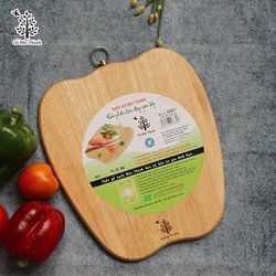 Thớt Gỗ Hình Quả Ớt Chuông Đức Thành 03831 - Thớt gỗ sạch Đức Thành bảo vệ bữa ăn gia đình bạn