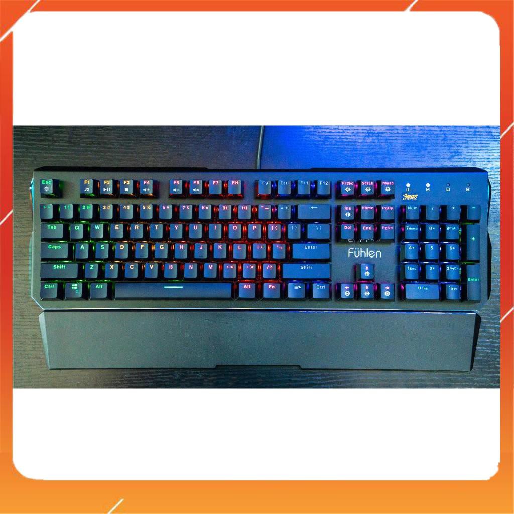 [ HÀNG SIÊU CẤP ] Bàn phím cơ Gaming Fuhlen Destroyer - Vỏ kim loại - Đèn led 7 màu - BH 24 tháng [ CHÍNH HÃNG ] | BigBuy360 - bigbuy360.vn