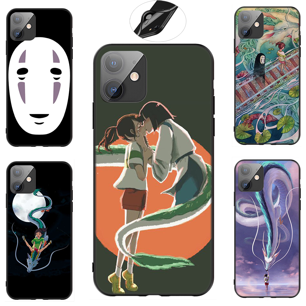 iPhone XR X Xs Max 7 8 6s 6 Plus 7+ 8+ 5 5s SE 2020 Casing Soft Case 114LU Spirited Away No Face mobile phone case