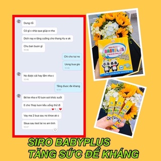 [ TẶNG BÌNH NƯỚC ] SIRO ĂN NGON BABYPLUS