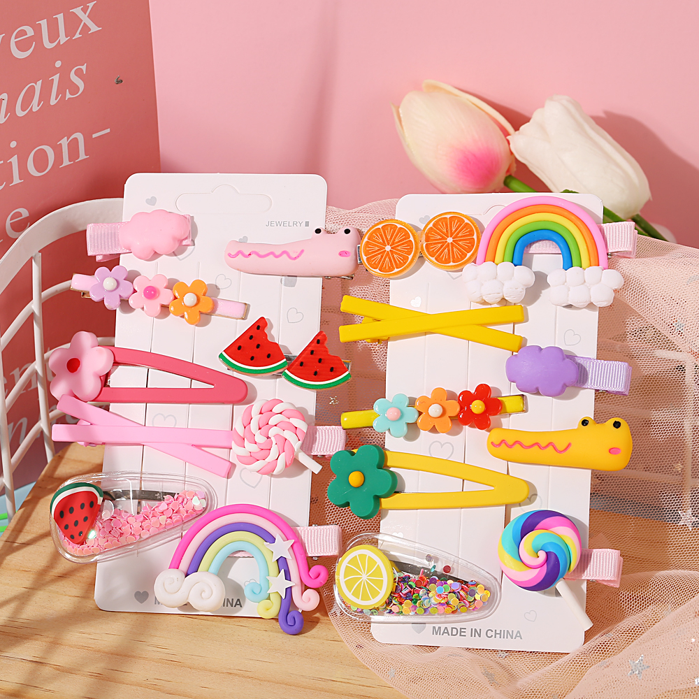 Set Kẹp Tóc Hishop Nhiều Màu Sắc Thời Trang Phong Cách Hàn Quốc Tùy Chọn Cho Nữ