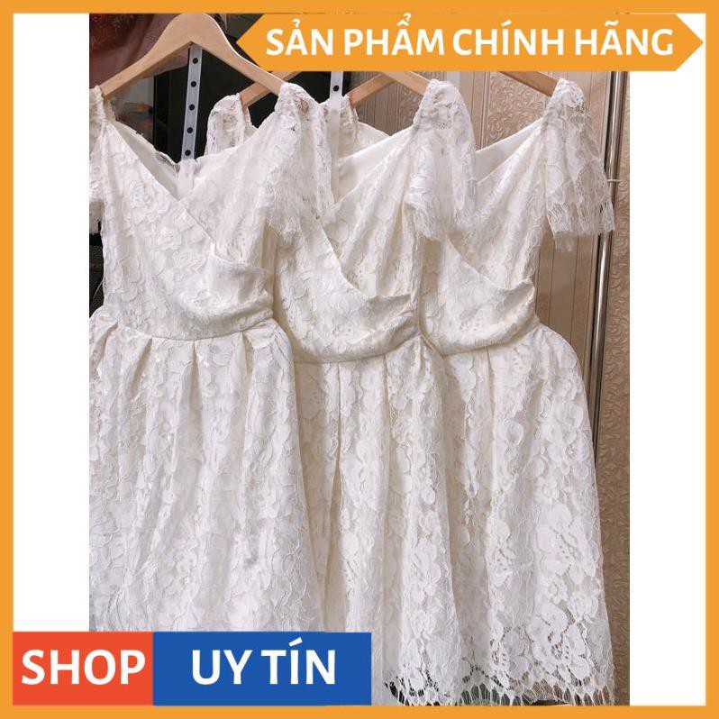 Đầm xoè ren cổ đắp chéo siêu dễ thương và sang chảnh phù hợp đi dự tiệc đi chơi đi dao phố bao xinh đẹp - VADA (VD457) | BigBuy360 - bigbuy360.vn