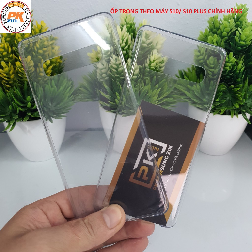 Ốp Lưng Trong Suốt Galaxy S10, S10 Plus Chính Hãng Samsung, Chất Liệu Nhựa PC Cứng, Chắc Chắn, Bảo Vệ Máy