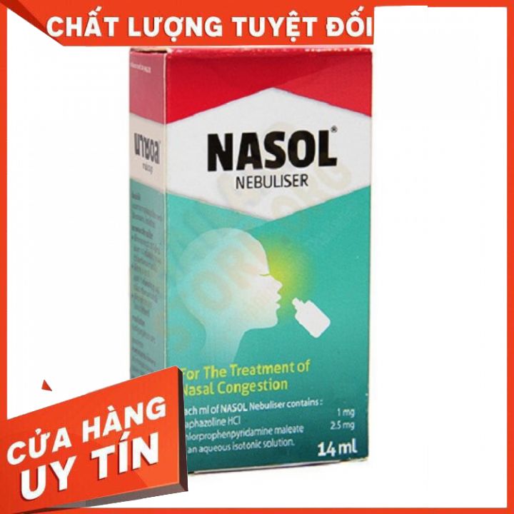 Xịt Mũi Cho Người Bị Viêm Xoang Nasol Spray 14ml Thái Lan chính hãng