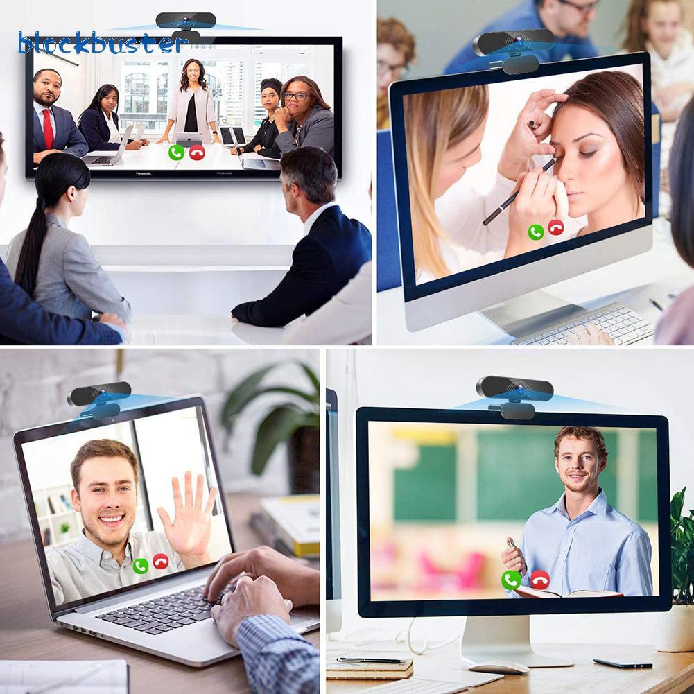 Webcam Hd 1080p Hd Usb Kèm Micro Cho Máy Tính | BigBuy360 - bigbuy360.vn