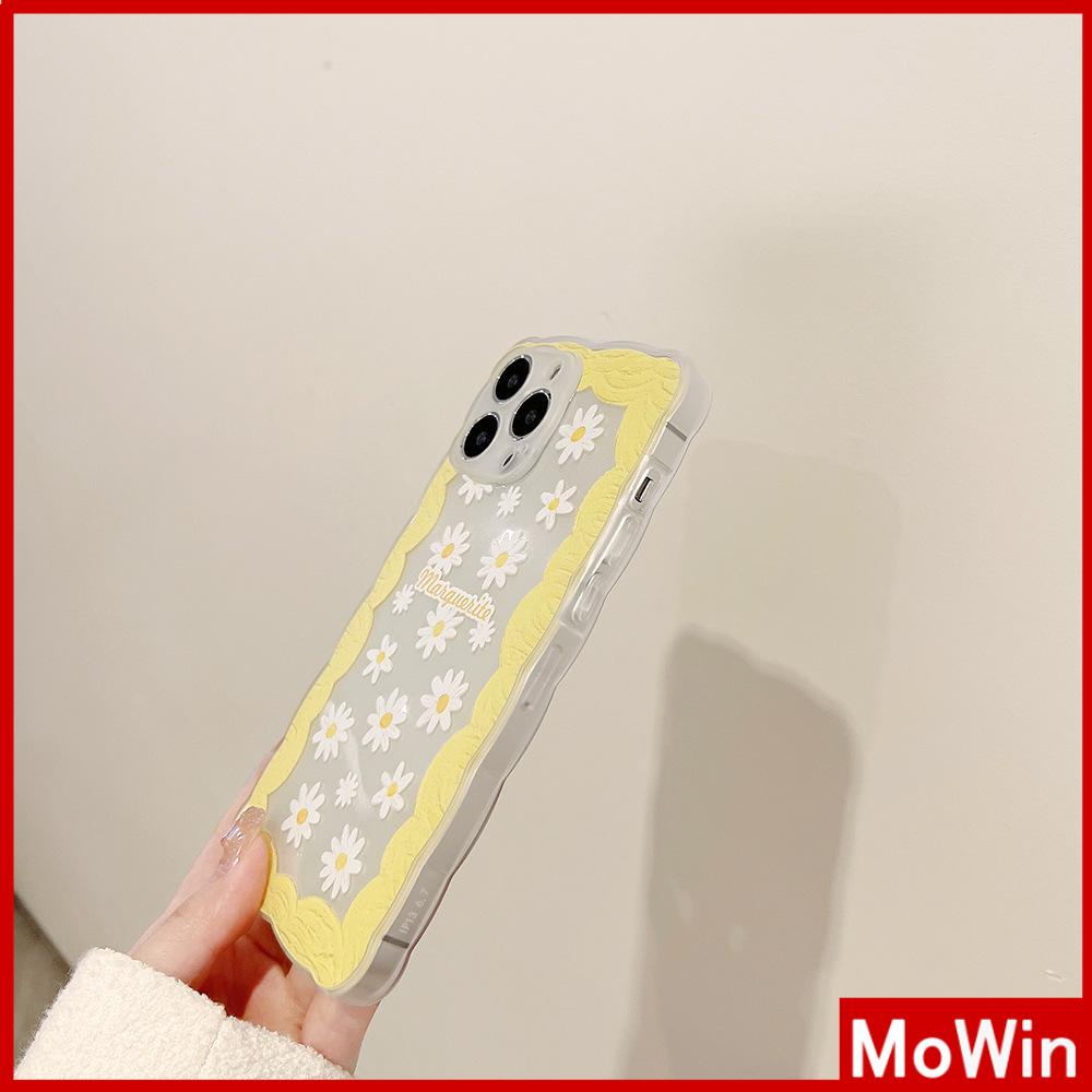 Ốp Điện Thoại Silicon Mềm Chống Trượt Chống Sốc In Hình Hoa Cúc Vàng Cho iPhone 13 Pro Max 12 Pro Max 11 7Plus