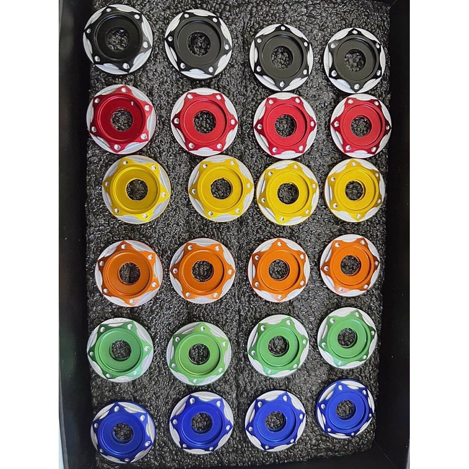 Lông Đền Nhôm 6 Cánh 6Li Nhiều Màu