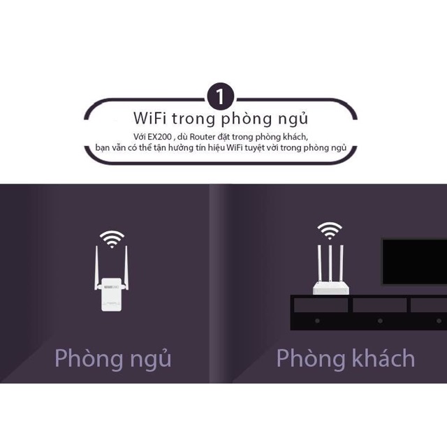 Bộ kích sóng WiFi TOTO LINK EX200 | BigBuy360 - bigbuy360.vn