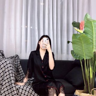 Đồ bộ piyama satin lụa