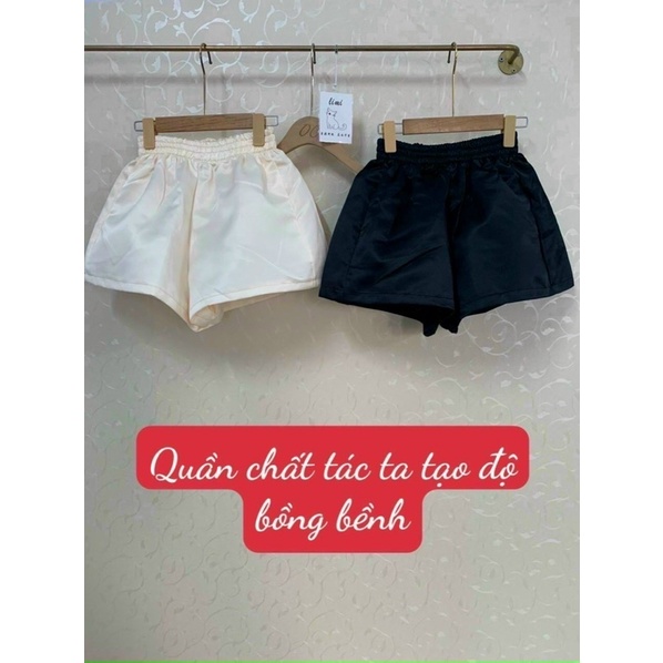 QUẦN SOOC NỮ CẠP CHUN ỐNG RỘNG CHẤT TACTA LÌ BÓNG HOT | BigBuy360 - bigbuy360.vn