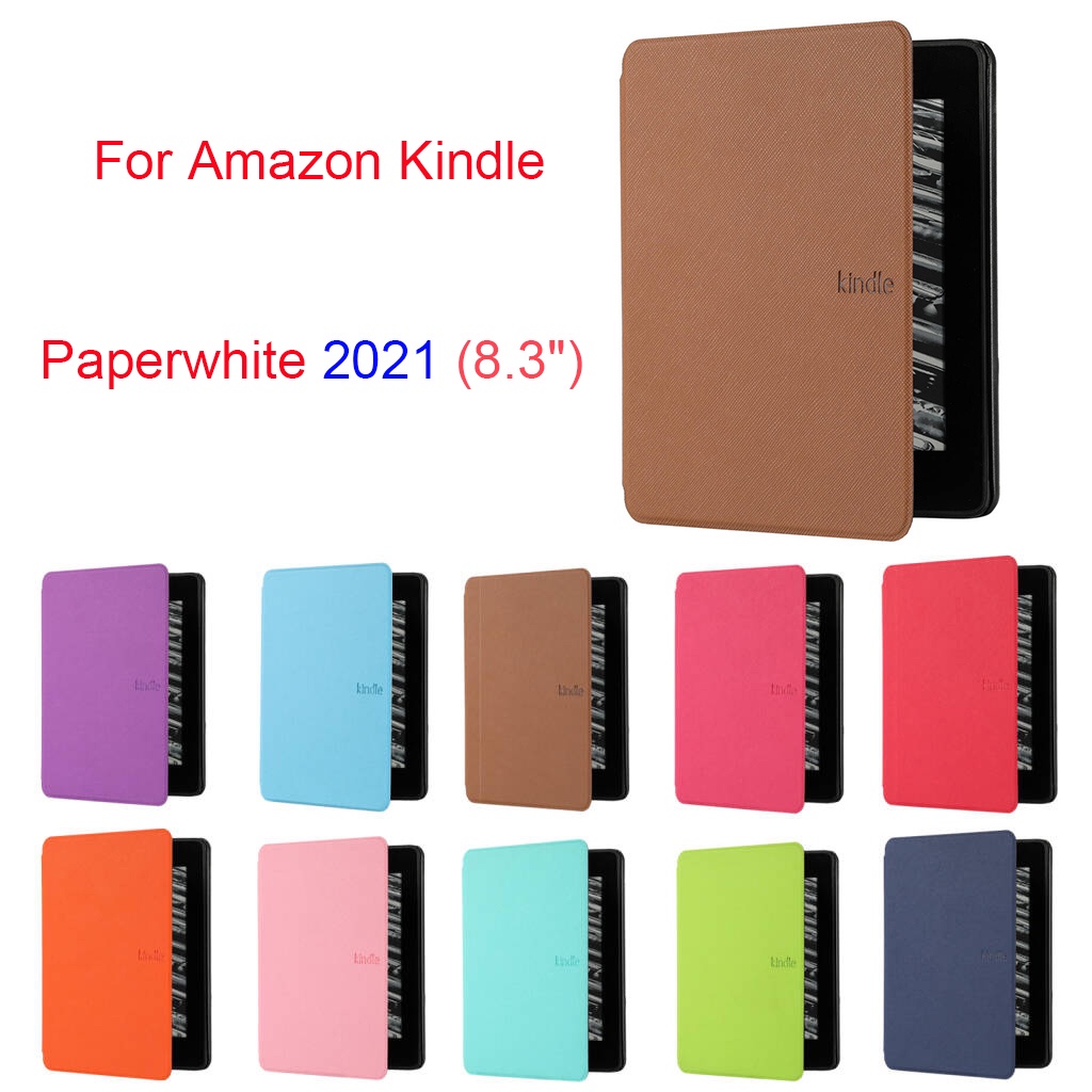 Ốp điện thoại da PU tự động tắt màn hình cho Kindle Paperwhite 5 11th Generation 6.8 inch 2021 M2L3EK
