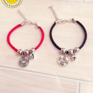(1 cái)Vòng tay dây xoắn nhật handmade