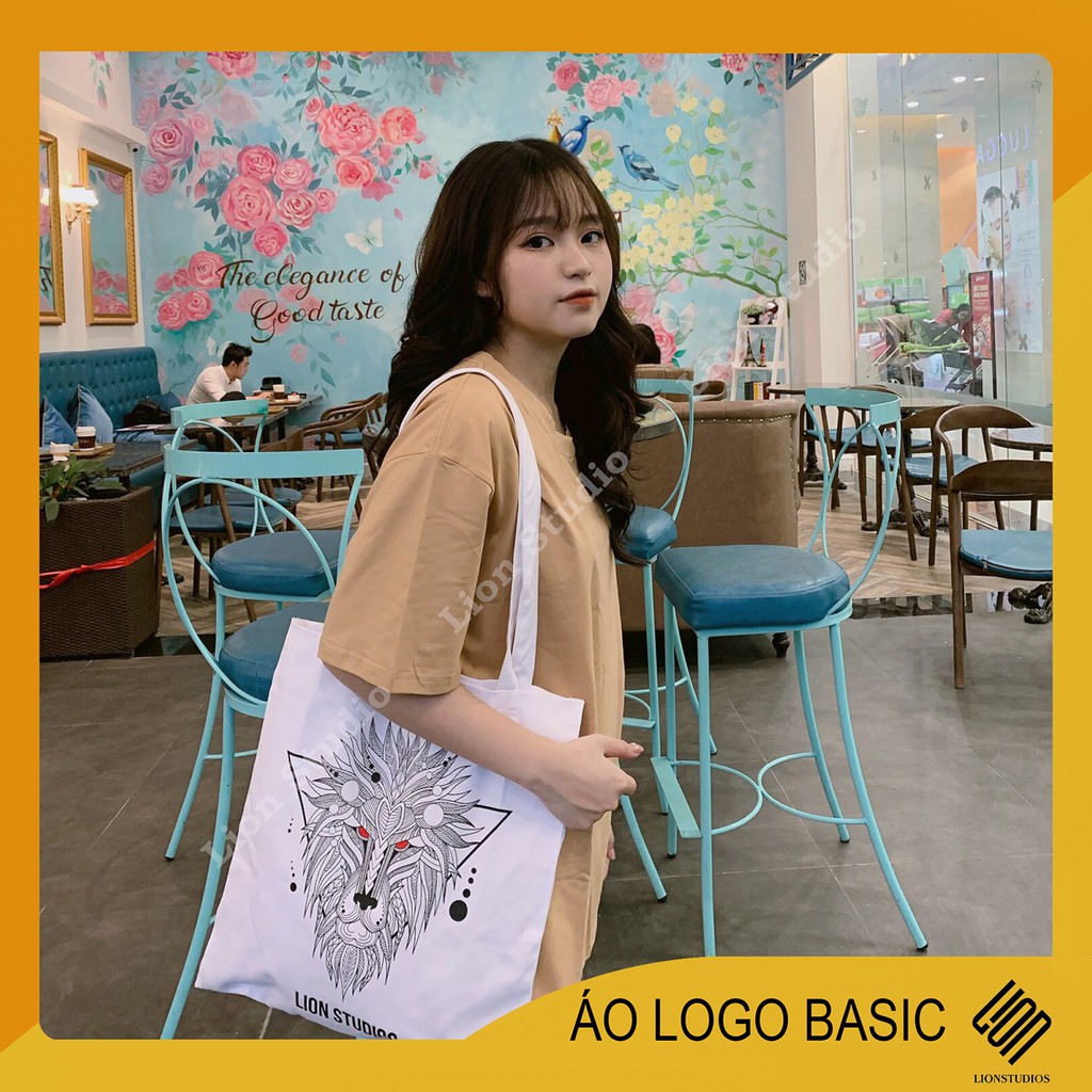 Áo logo_basic tay lỡ dáng rộng, hàng thiết kế cực đẹp [cam kết hoàn tiền nếu không đúng chất lượng] | BigBuy360 - bigbuy360.vn