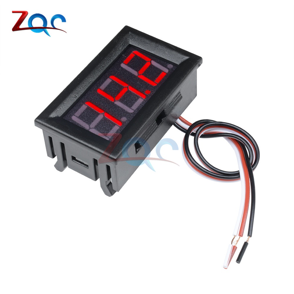 Vôn Kế Điện Tử 0.56 '' Mini DC 4.5-30V / AC 70-500V 12V 24V 220V Cho Xe Hơi / Xe Máy