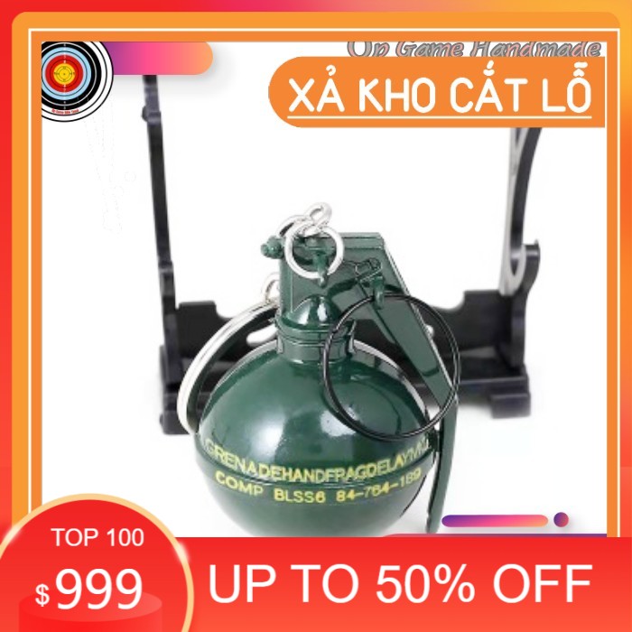 Móc khoá SMOKE (BOM GÀ) GAME PUBG MỚI NHẤT 2021 - Móc khoá pubg kim loại cao cấp cho game thủ