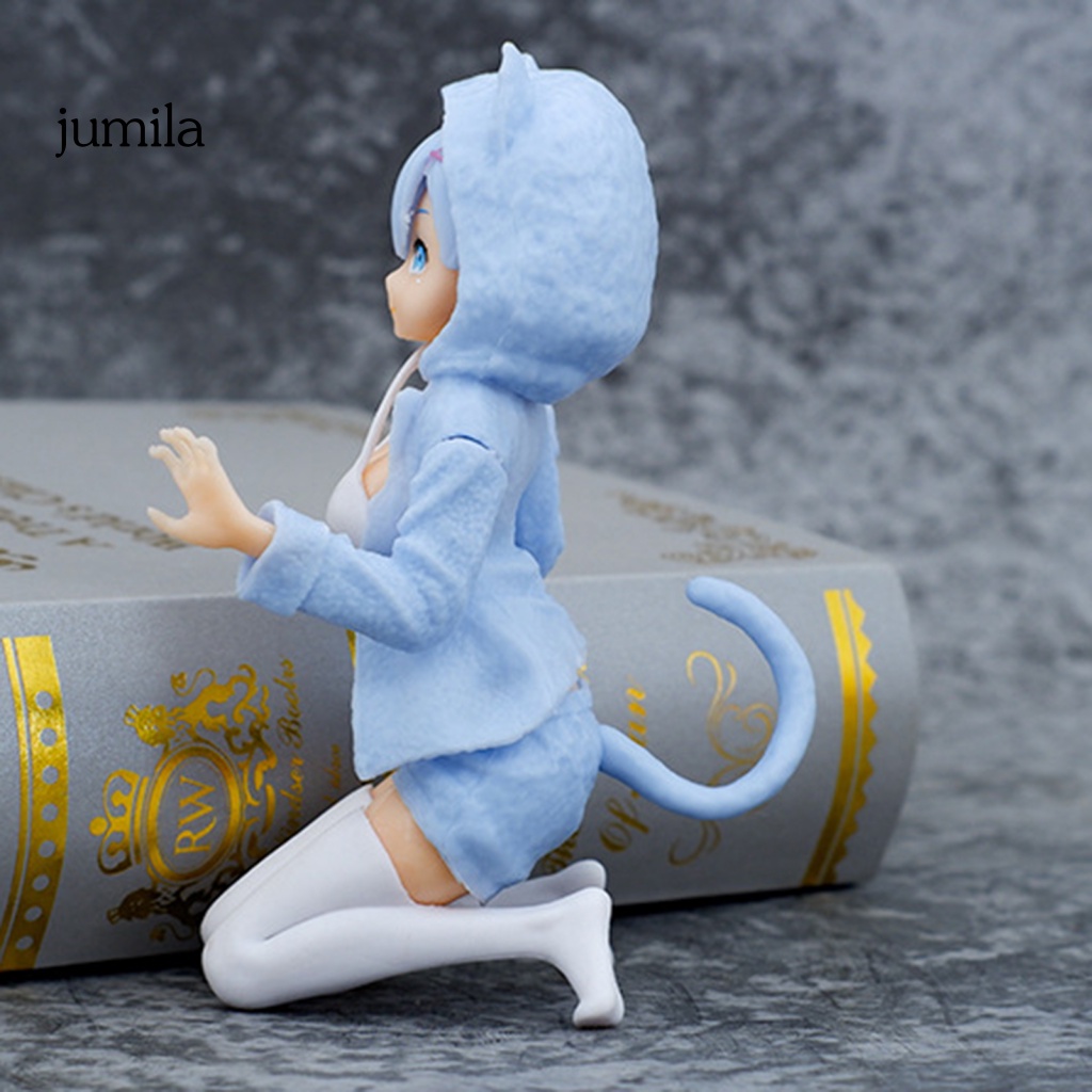 [JU] Mô Hình Nhân Vật Anime Rem Nhiều Màu Đầu Gối Để Sưu Tầm Tư Thế Hobby