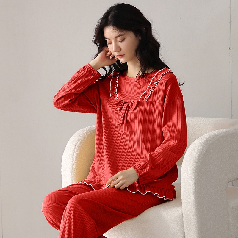 BỘ THU ĐÔNG NỮ style Hàn Quốc chất COTTON 100% - Shop đồ mặc nhà Thủy Bông