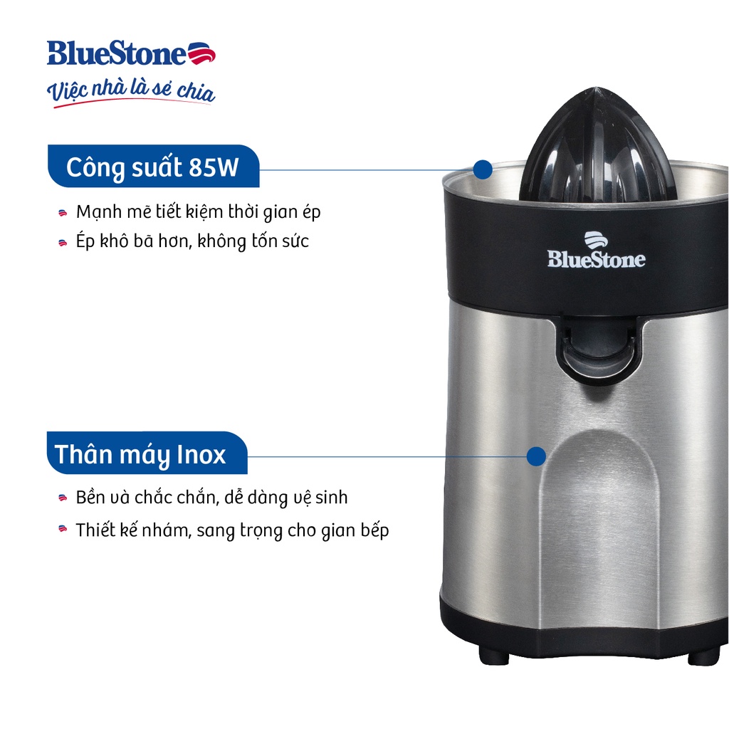 [Mã ELBLUEWL5 giảm 10% đơn 500K] Máy vắt cam BlueStone CJB-1168