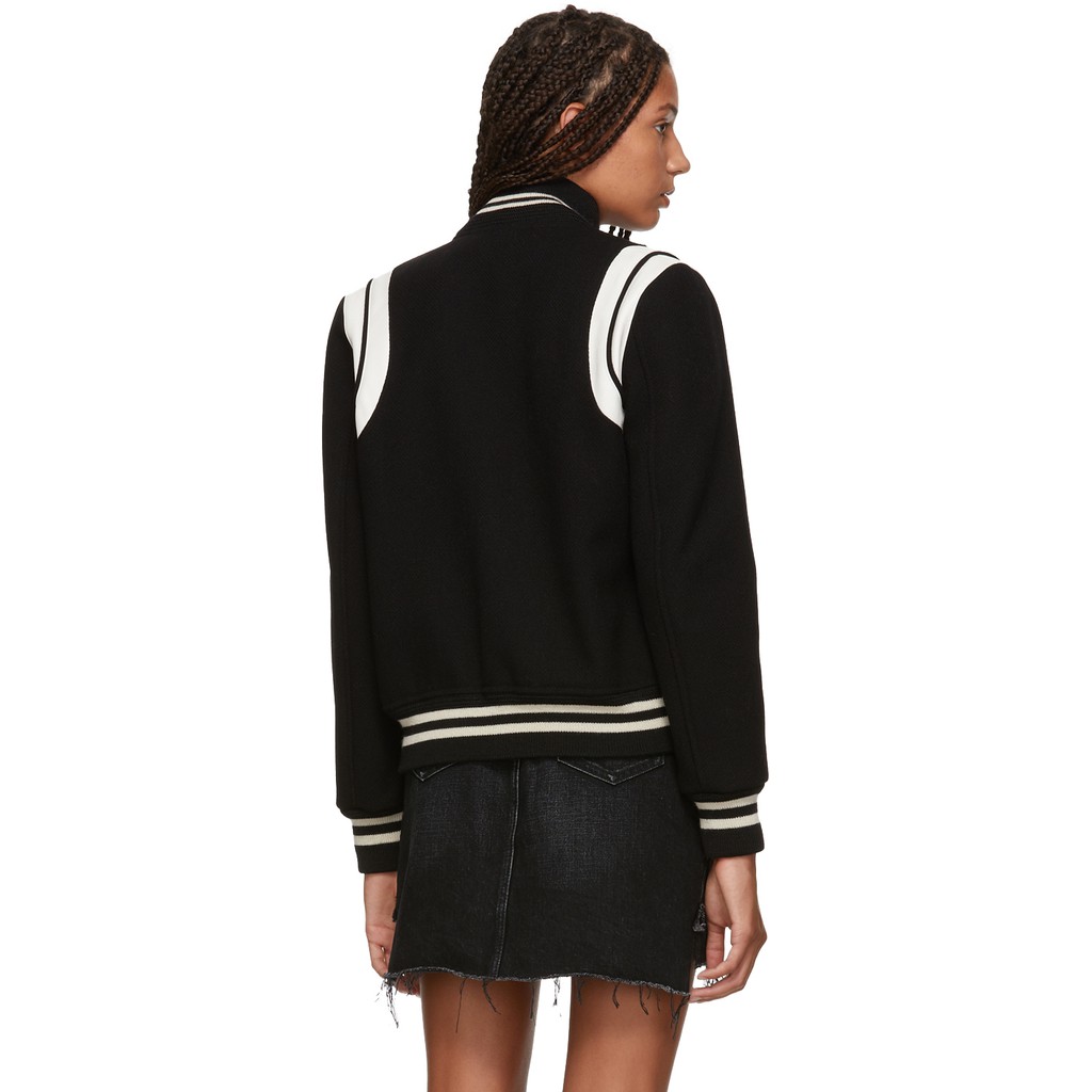 Blackpink Rose Áo Khoác Bóng Chày Thời Trang Vintage Cho Nữ