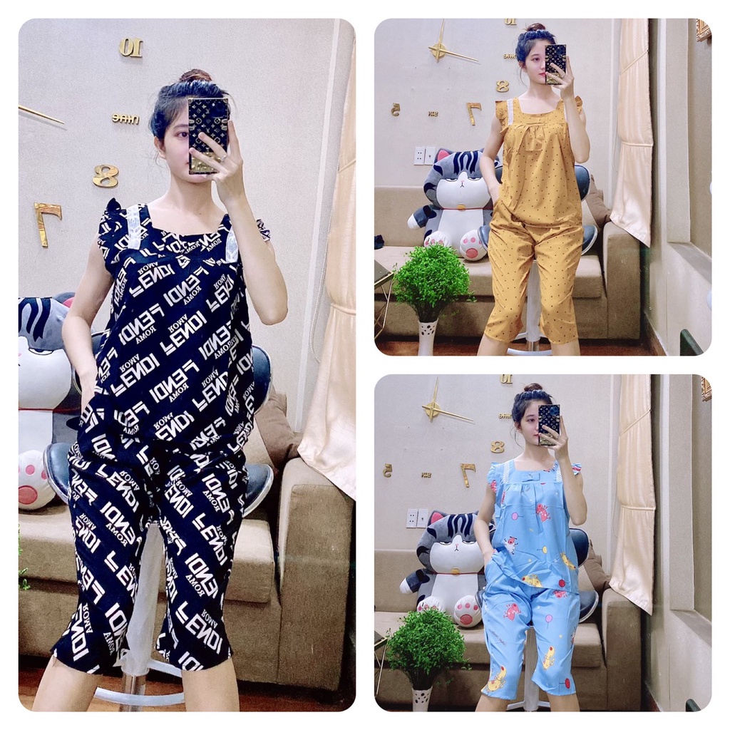 BỘ KATE LỤA PHỐI REN IN HỌA TIẾT CỰC DỄ THƯƠNG