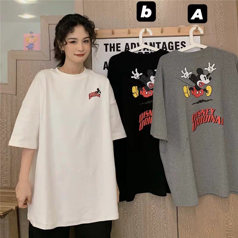 Áo Thun Tay Lỡ DISNEY ORGINAL Form Rộng Ulzzang Unisex