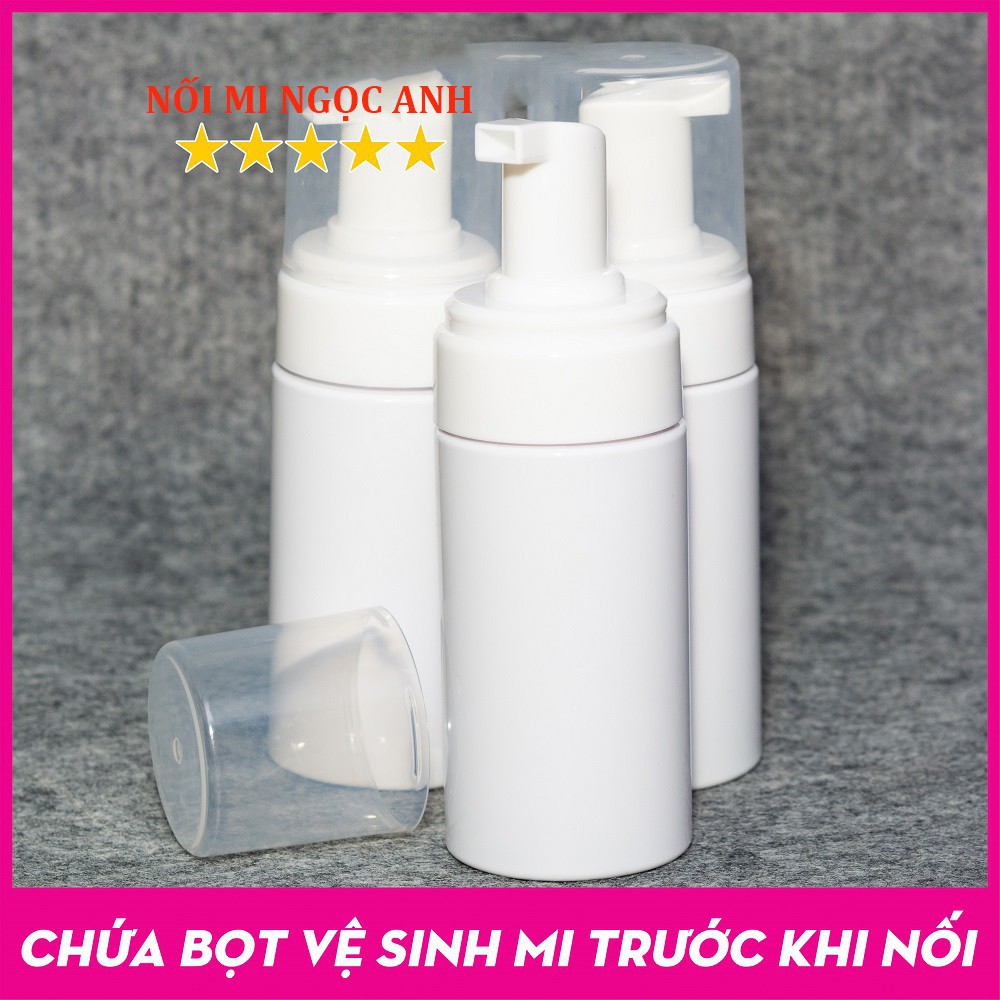 Chai tạo bọt vệ sinh mi, chai bơm tạo bọt