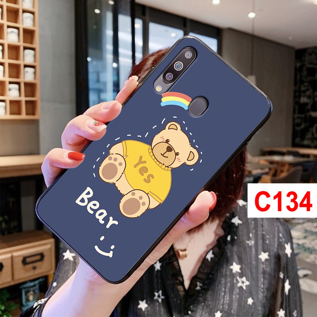 Ốp Lưng Samsung A11 - M11 - A20s - M30 in hình gấu bear cute.