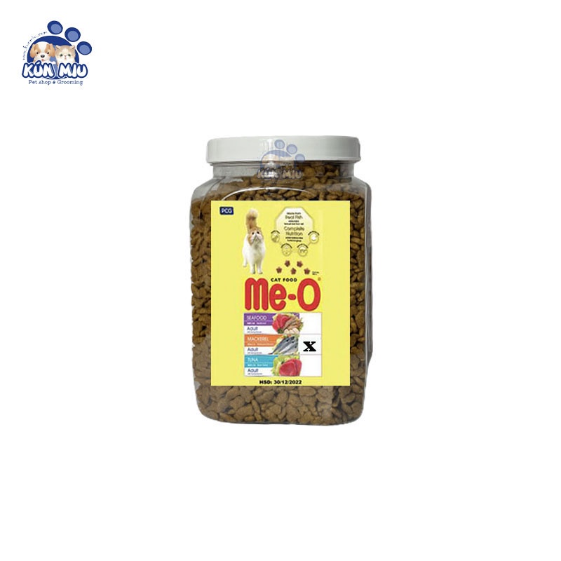 Thức ăn cho mèo Me-o vị Cá Ngừ,Cá Thu,Hải Sản - Hộp 1kg