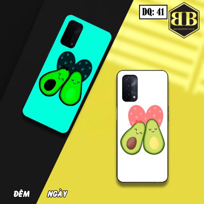 Ốp lưng kính Dạ Quang Oppo A74 4G / F19 phát sáng trong đêm đẹp-lạ