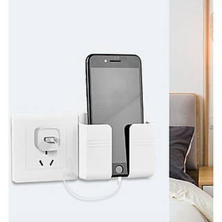 Kệ Gắn Tường Để Điện Thoại Khi Sạc Có Khe Hở Tiện Lợi, Để đồ dùng, Remote