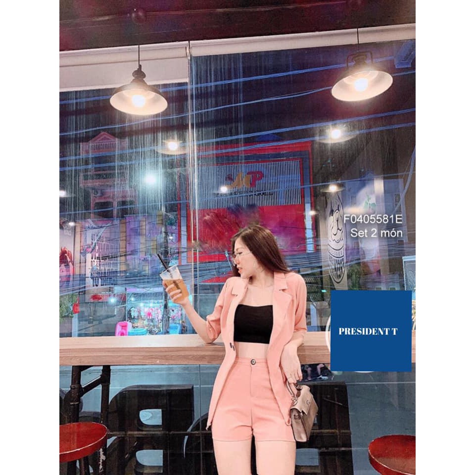 SET BỘ VEST ĐÙI CÔNG SỞ CÁ TÍNH (Kèm hình thật) | BigBuy360 - bigbuy360.vn