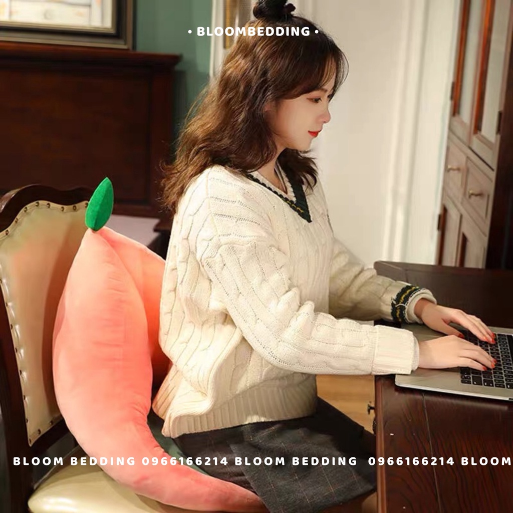 Ghế Lười Tựa Bông Êm Ái Mẫu Cực Xinh Cho Nhân Viên Văn Phòng, Làm Việc Tại Nhà - Ghế Quả Bơ Cute