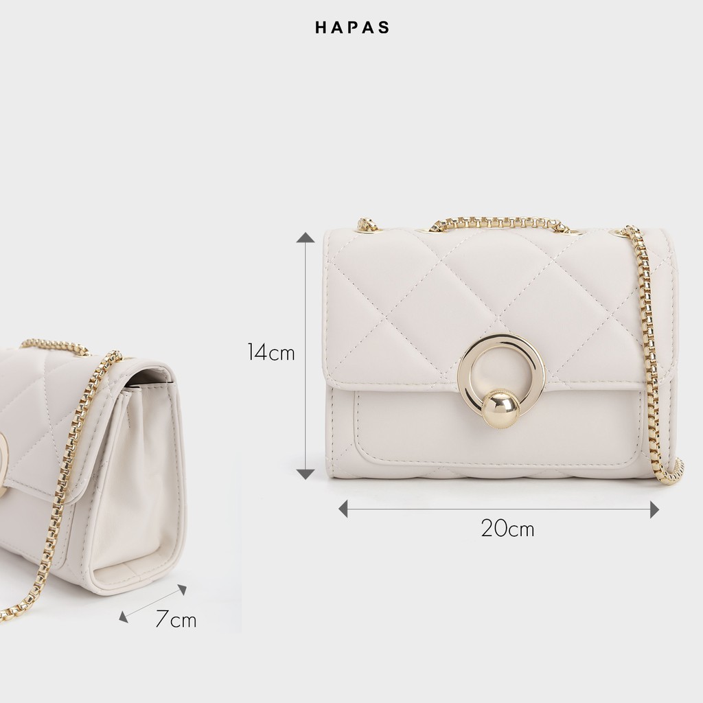 [Mã WABRWB24 giảm 30K đơn 99K] Túi Ô Trám Phối Da Sz 20 HAPAS - TSN20404 | BigBuy360 - bigbuy360.vn